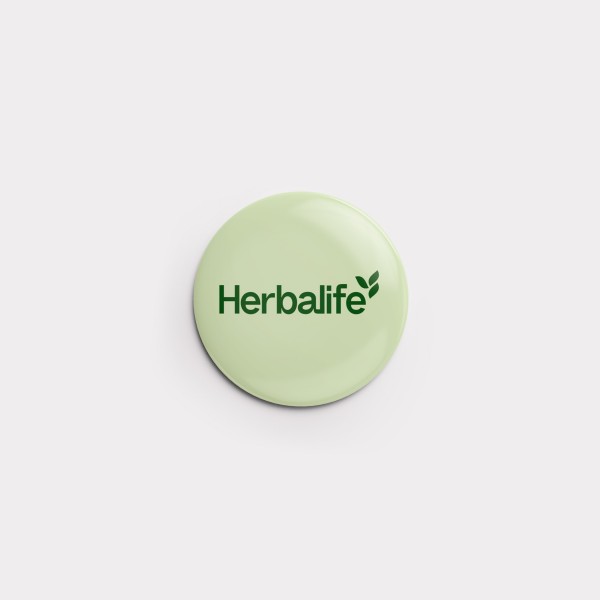 Mini-Button "Herbalife" 32 mm (Succulent)