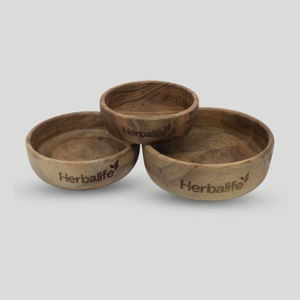 3er Set Bowls | Schüsseln | FSC®-zertifiziertes Akazienholz