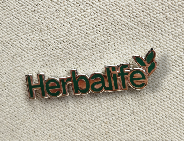 Schrift-Button "Herbalife" - Schriftzug