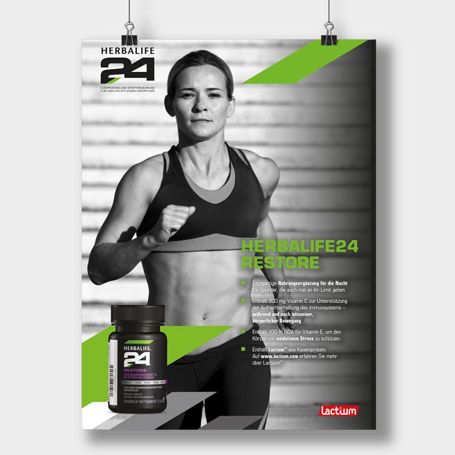 10 Herbalife24 Plakate DIN A1 Pack Plakatmischung